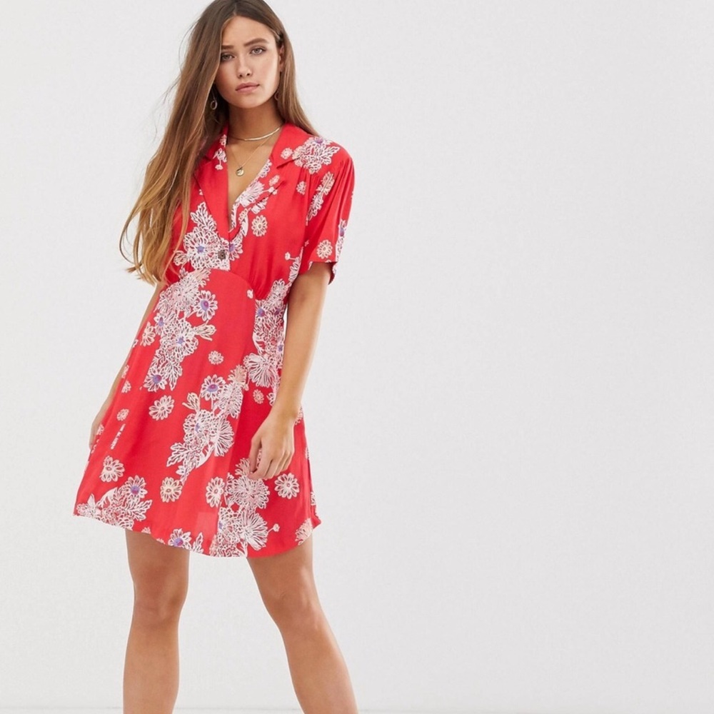 Free People hawaii mini dress
